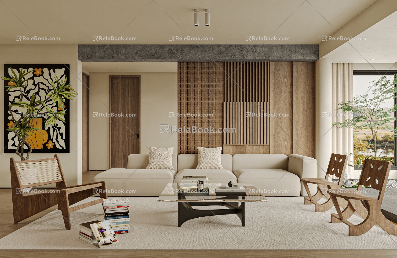 The Silent Living Room 3d model