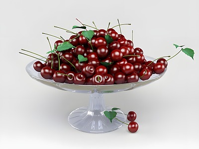 Cherry Fruit Cherry Food 3d model