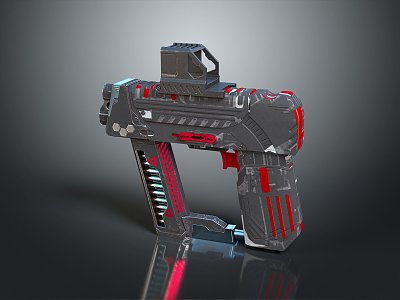 Science Fiction Firearms Next Generation Firearms Science Fiction Game Gun Game Firearms Game Gun Concept Gun Laser Gun 3d model