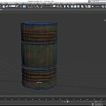 Industrial Equipment Green Rustic Metal Barrel For Industrial Storage Applications