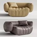 Modern single sofa 3d model