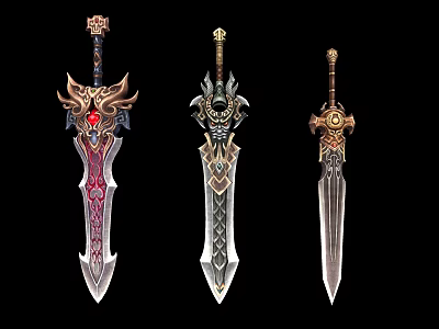 The Modern Sword 3d model The Modern Sword 3d model