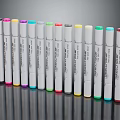 Stabilo Point 88 Markers With Multiple Colors Neatly Arranged For Color Selection