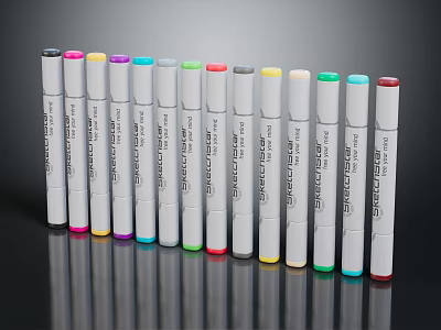 Pen marker 3d model