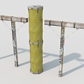 industrial machinery industrial pipe steel structure old equipment industrial equipment 3d model