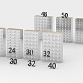 Multiple Size Storage Cabinets with 24 30 32 40 48 50 60 Dimensions for Organizing