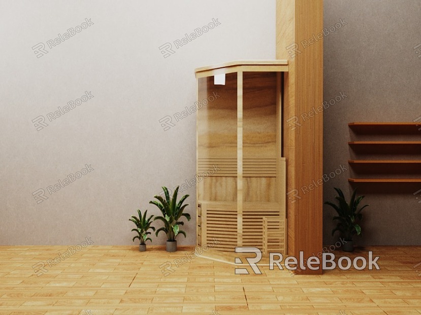 Modern Sauna Room model