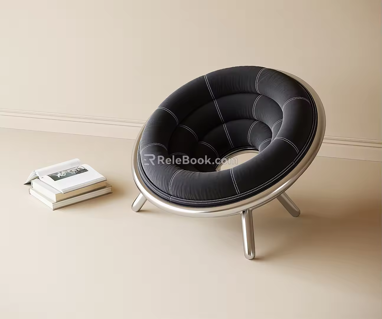 Modern Sofa Stool Lazy Sofa Single Sofa Leisure Chair 3d model