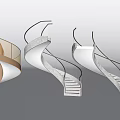 revolving staircase 3d model