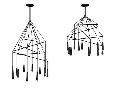 Modern chandelier metal chandelier combination model