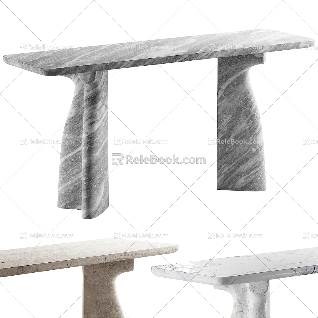 Modern table side Mathieu Delacroix 3d model