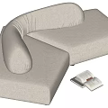 Modern Multiplayer Sofa 3d model