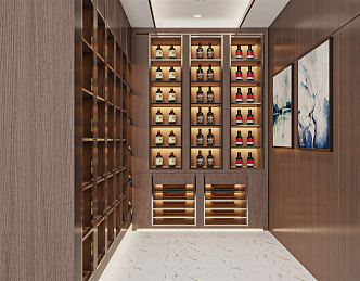 New Chinese Wine Cellar 3d model