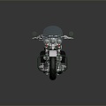 Modern motorcycle two-wheeled motorcycle off-road motorcycle road racing motorcycle 3d model