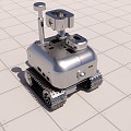 Modular environmental monitoring robot 3d model