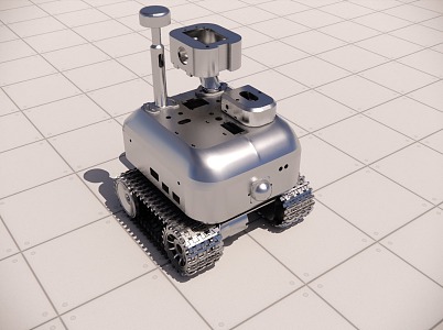 Modular environmental monitoring robot 3d model