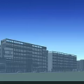 Modern Entrance Gate Architectural Design With Glass Facade And Surrounding Landscape