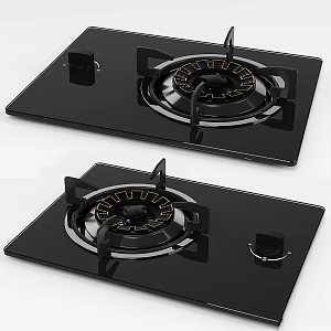 Modern kitchenware Gas stove Stove Kitchen IKEA 3d model