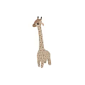 Two Adorable Giraffe Plush Stuffed Toys with Beige Body Brown Spots Soft Cute Kids Play