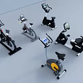 Various Types of Modern Indoor Fitness Equipment for Home Gym Workout