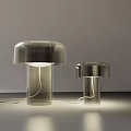 Modern Simple Glass Table Lamp Acrylic Table Lamp Mushroom Lamp Bedside Table Lamp Decorative Lamp 3d model