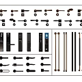 Different Types of Door Handles with Various Designs and Styles for Home and Office Applications