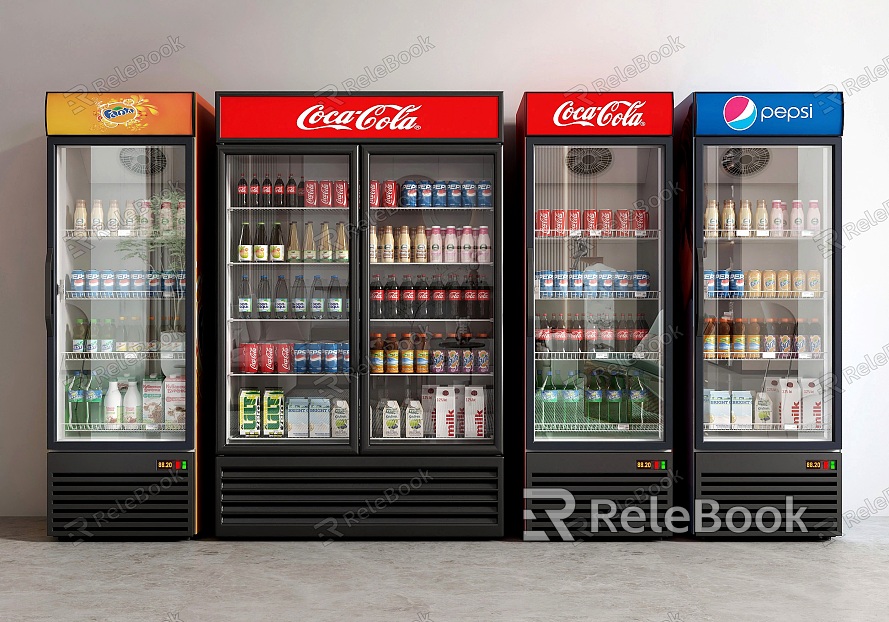 Freezer Refrigerator Cabinet Beverage Cabinet Refrigerator Display Cabinet Container Fresh-keeping Cabinet model