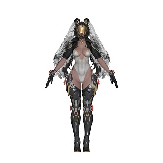 Beauty Hand Mecha Beauty Punk Beauty 3d model