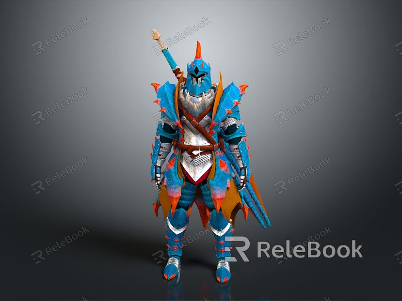 Cosplay Costume COSPLAY Costume Online Game Warrior Animation Costume Animation Costume model