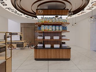 Modern store sales shop 3d model