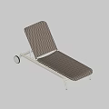 Modern Lounge Chair With Mesh Seat Backrest And Metal Frame On Wheels