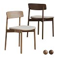 Modern Wooden Dining Chairs With Upholstered Seats For Home Kitchen Use