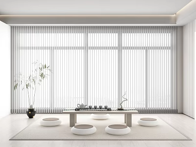 Modern Tea Room Tatami Tea Room 3d model
