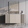 Modern Side Cabinet 3d model