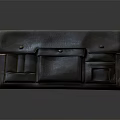 Vintage Leather Clutch Bag With Multiple Pockets And Snap Button Design 3d model