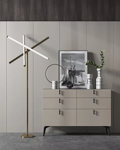 Modern Side Cabinet Entrance Cabinet 3d model Modern Side Cabinet Entrance Cabinet 3d model