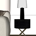 Table lamp table lamp side 3d model