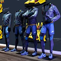 NIKE Sportswear Collection With Stylish Jackets Shorts And ZOOM AIR Sneakers On Models