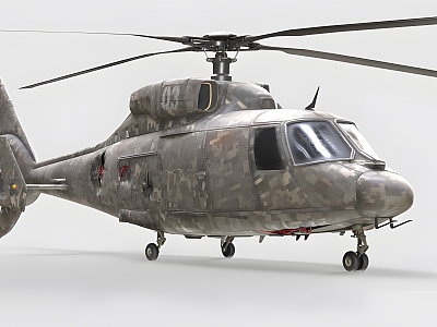 Military Helicopter 3d model