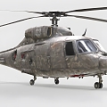 Military Helicopter 3d model