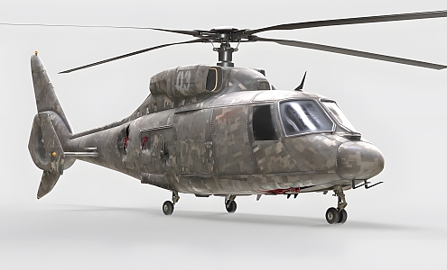 Military Helicopter 3d model