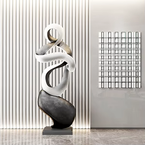 Modern Sculpture 3d model