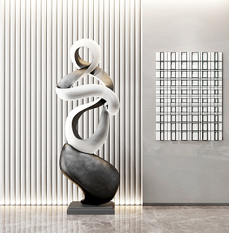 Modern Sculpture 3d model