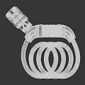 Commercial Equipment Security Lock With Combination Number Dial Steel Cable And Secure Protection Mechanism