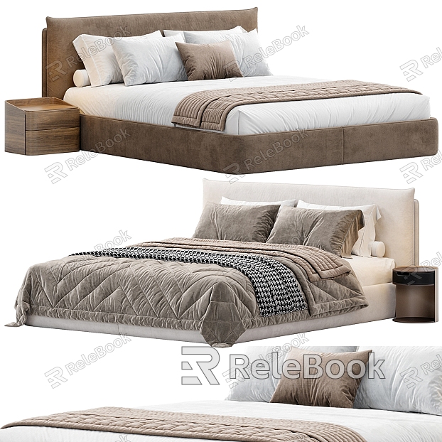 Modern Double Bed model