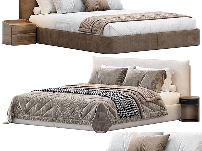 Modern Double Bed model