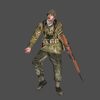 The Modern Soldier 3d model