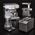 BOCK Electric Kettle with Transparent Glass Body Silver Base and Digital Display for Modern Kitchen