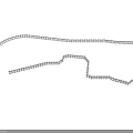 High Quality Black Metal Chain With Strong Interconnected Links For Industrial Use
