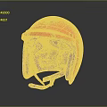 Pink Fire Safety Helmet With Protective Apparel Features And Bold FIRE Lettering